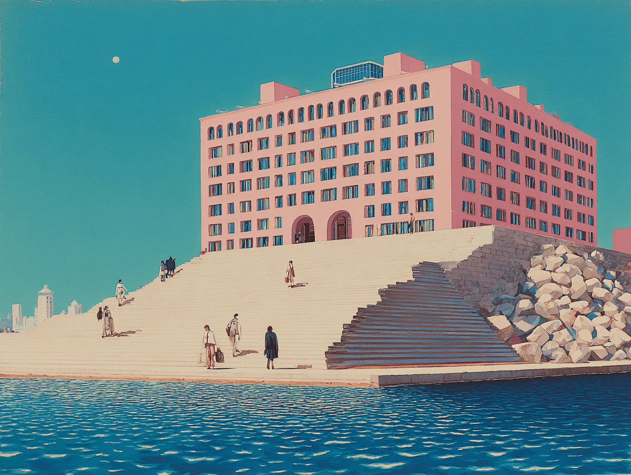 Illustration of the Library of Alexandria